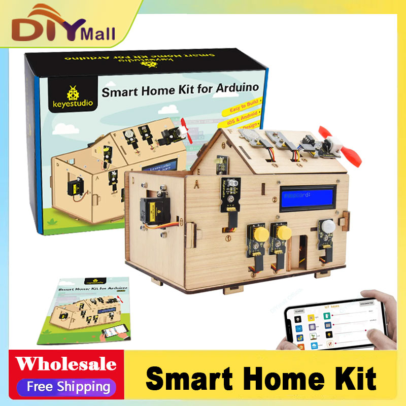 Home Automation With Arduino - Keyestudio Smart IoT Home Kit met