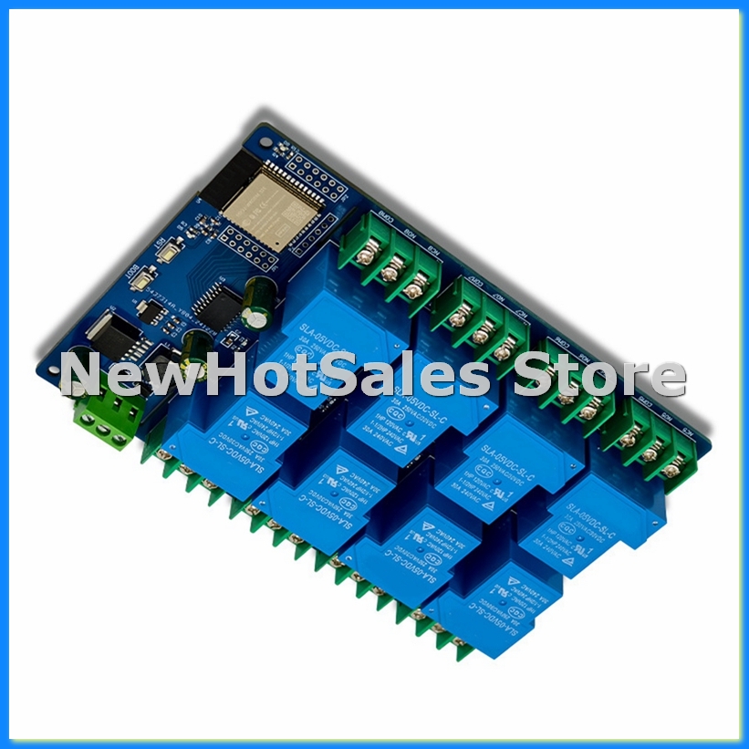 Relay 8 Channel Board - 8-kanaals relaismodule 30A DC7-28 / 5V