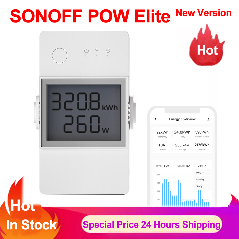 Sonoff Basic Switch - SONOFF POW Elite Smart Power Meter
