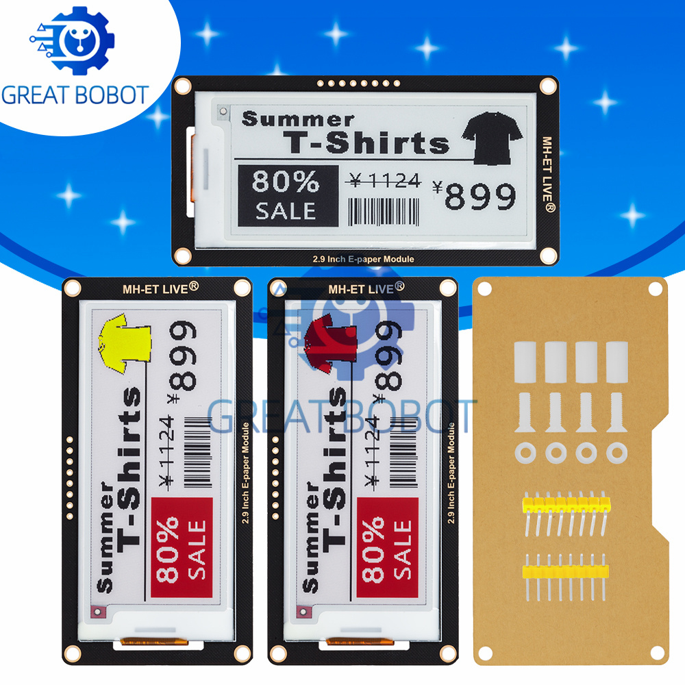 Display Epaper 2.9 - 2.9 