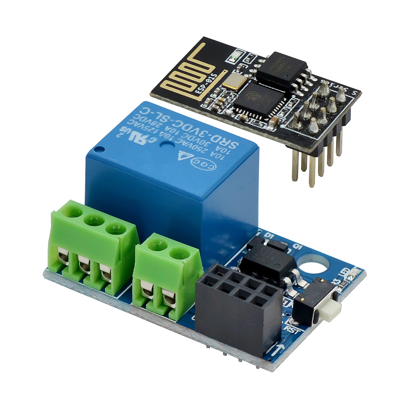 Home Automation With Arduino - ESP-01S WiFi Relaismodule 5V 10A Smart