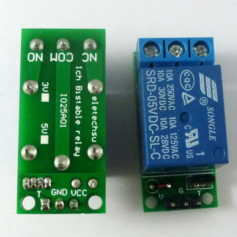 Home Automation With Arduino - Flip-Flop Latch Relay Module Bistabiele zelfsluitende