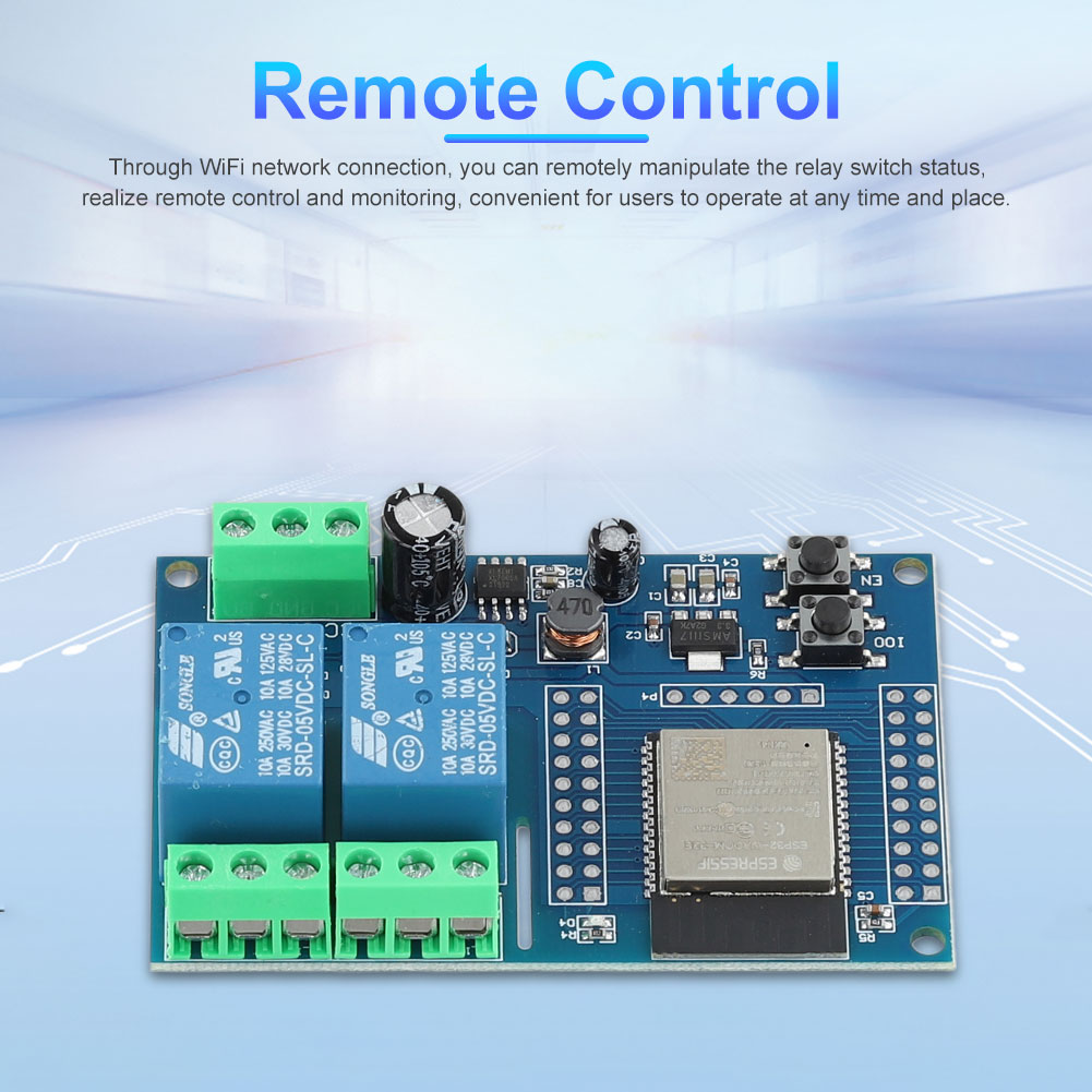 Relay 8 Channel Board - ESP32 WIFI Bluetooth-compatibele BLE-relaismodule DC 5-30/60V