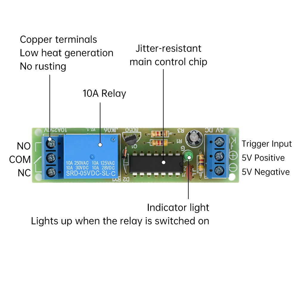 DC 5 V Flip-Flop Klinkrelaismo - Shelly Relay Module recensie en prijs