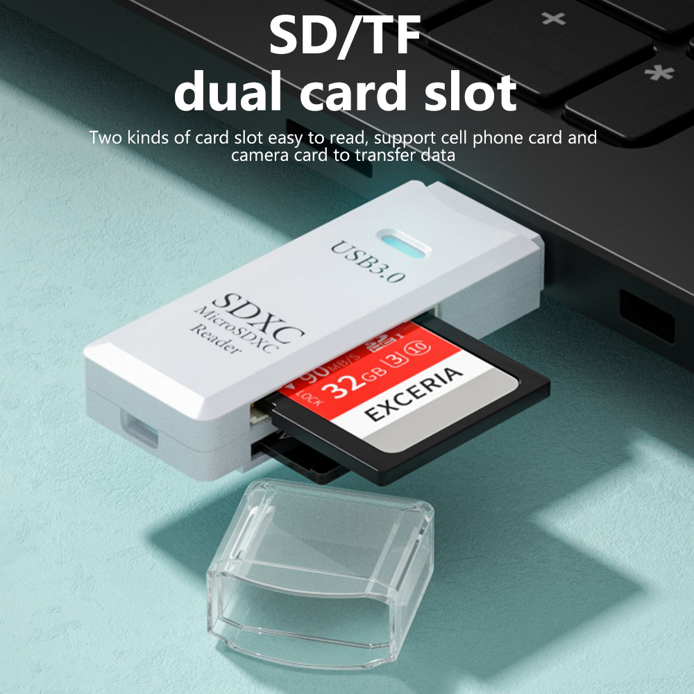 2-in-1 USB 3.0 kaartlezer, dra - Home Assistant Sd recensie en prijs