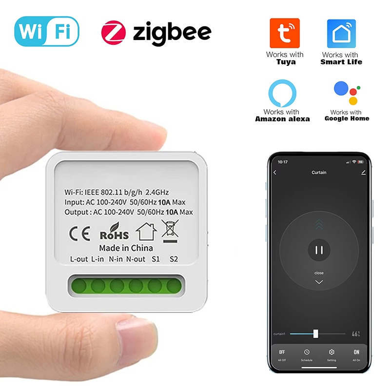 Tuya 16A Mini Wifi Smart Switc - Diy Home Automation Controller recensie en prijs