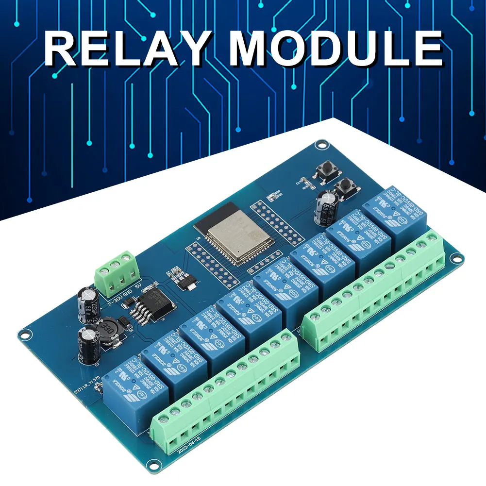 ESP32 WIFI Bluetooth-compatibe - Relay 8 Channel Board recensie en prijs