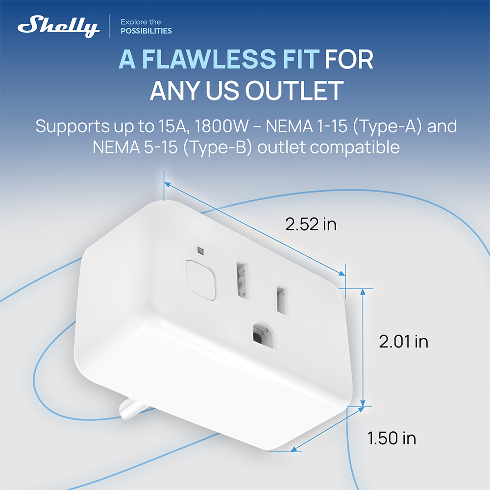 Shelly Plug US Gen4 Zigbee gec - Shelly Relay Module recensie en prijs