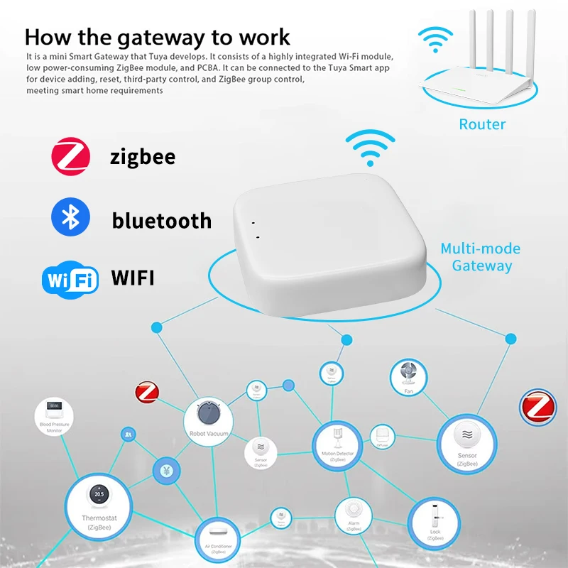 Zigbee Gateway Hub Tuya Smart  - Matter Hub Thread recensie en prijs
