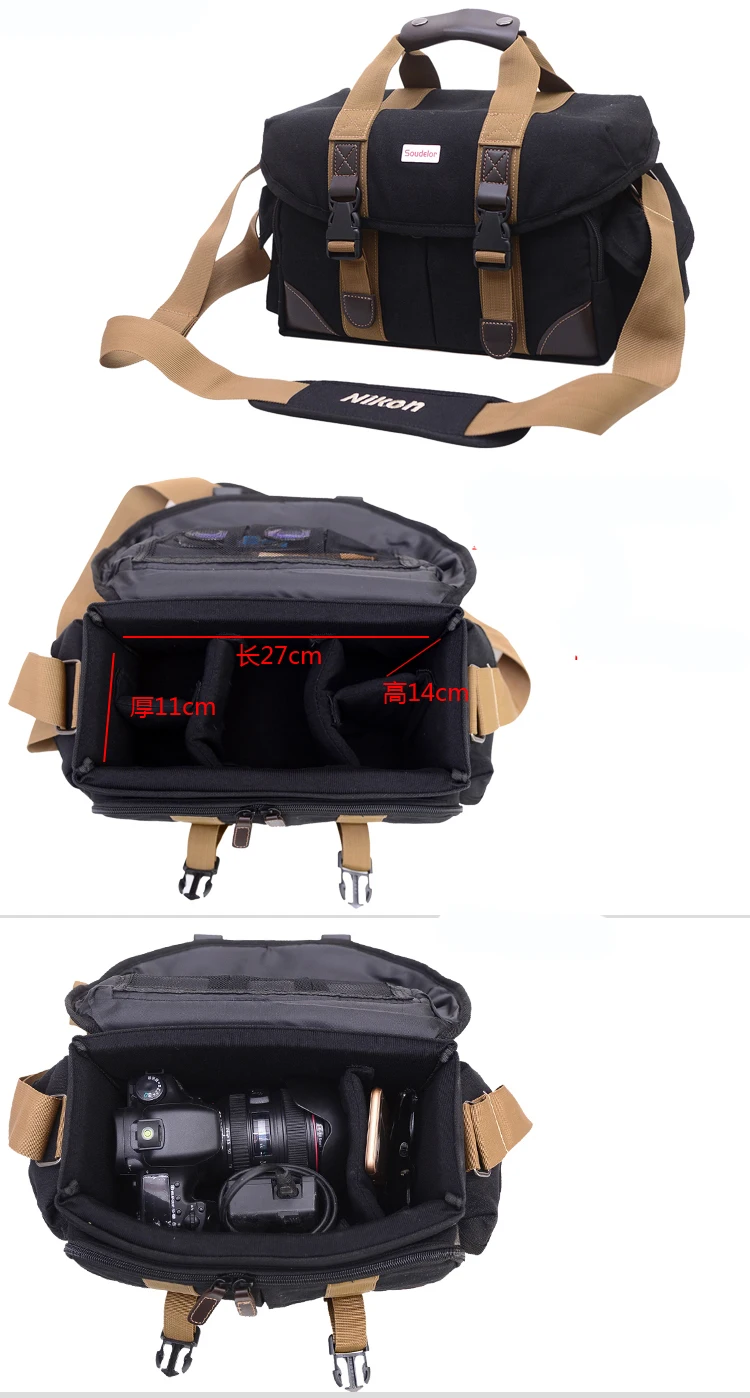Canvas DSLR Camera DV-tas Scho - Tasmota Flash Tool recensie en prijs