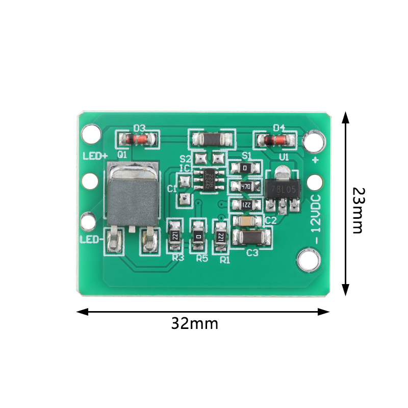 10PCS-1 12V Capacitieve Touch  - Shelly Relay Module recensie en prijs