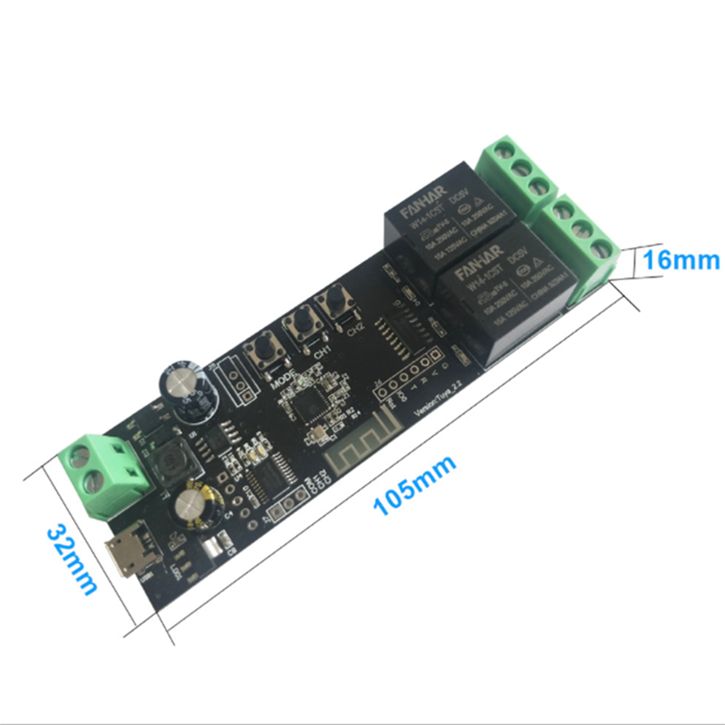 2CH Tuya Wifi Smart Control Bo - Diy Home Automation Controller recensie en prijs