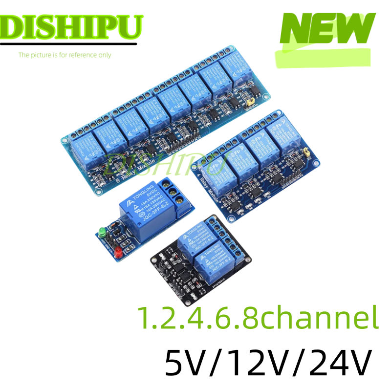 DC 5V 12V 24V 1 2 4 6 8 Kanaal - Relay 8 Channel Board recensie en prijs