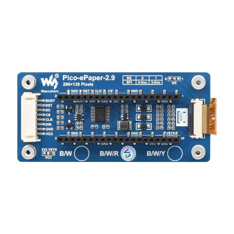 Waveshare Pico-ePaper-2.9-B, 2 - Display Epaper 2.9 recensie en prijs