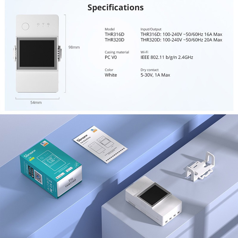 SONOFF POW Elite WiFi Slimme E - Sonoff Basic Switch recensie en prijs