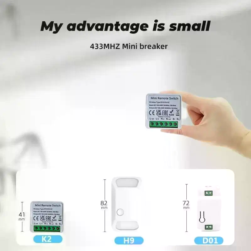 RF 433 MHz Smart Switch Mini D - Diy Home Automation Controller recensie en prijs