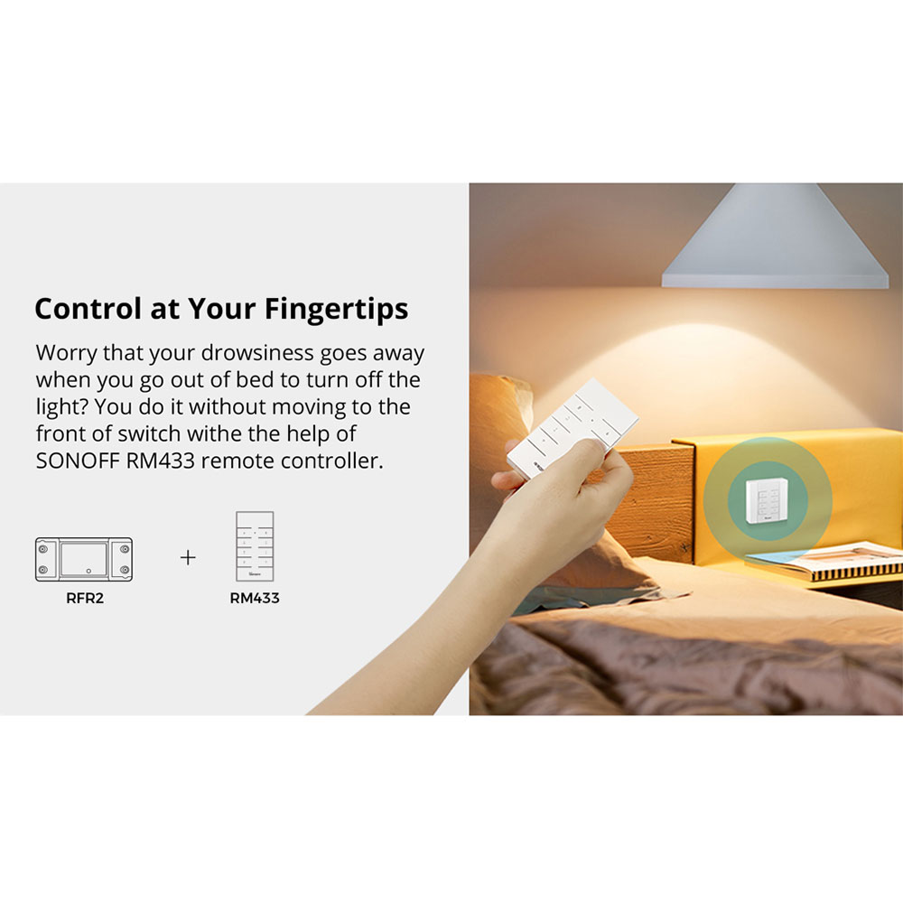 SONOFF BASICR2 RFR2 Wi-Fi 433M - Sonoff Basic Switch recensie en prijs