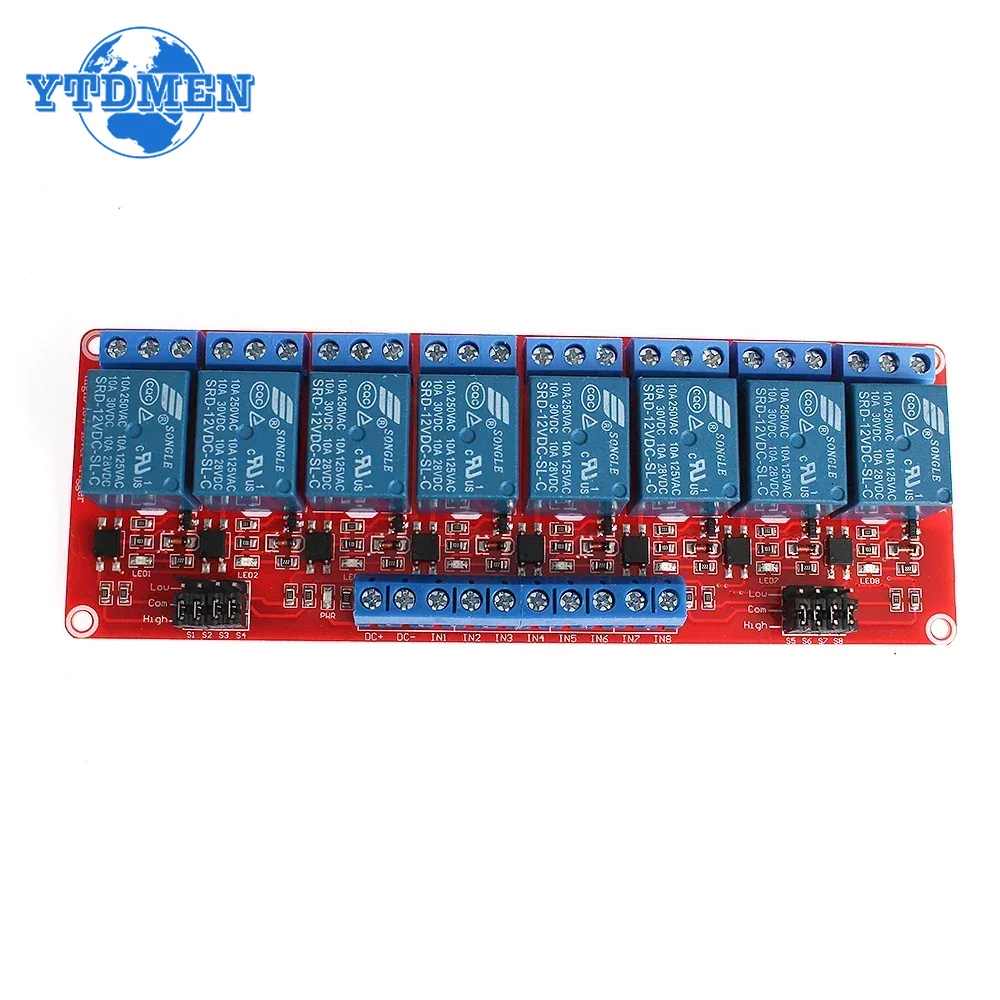 1 STKS Relaismodule 5 V 12 V 2 - Relay 8 Channel Board recensie en prijs